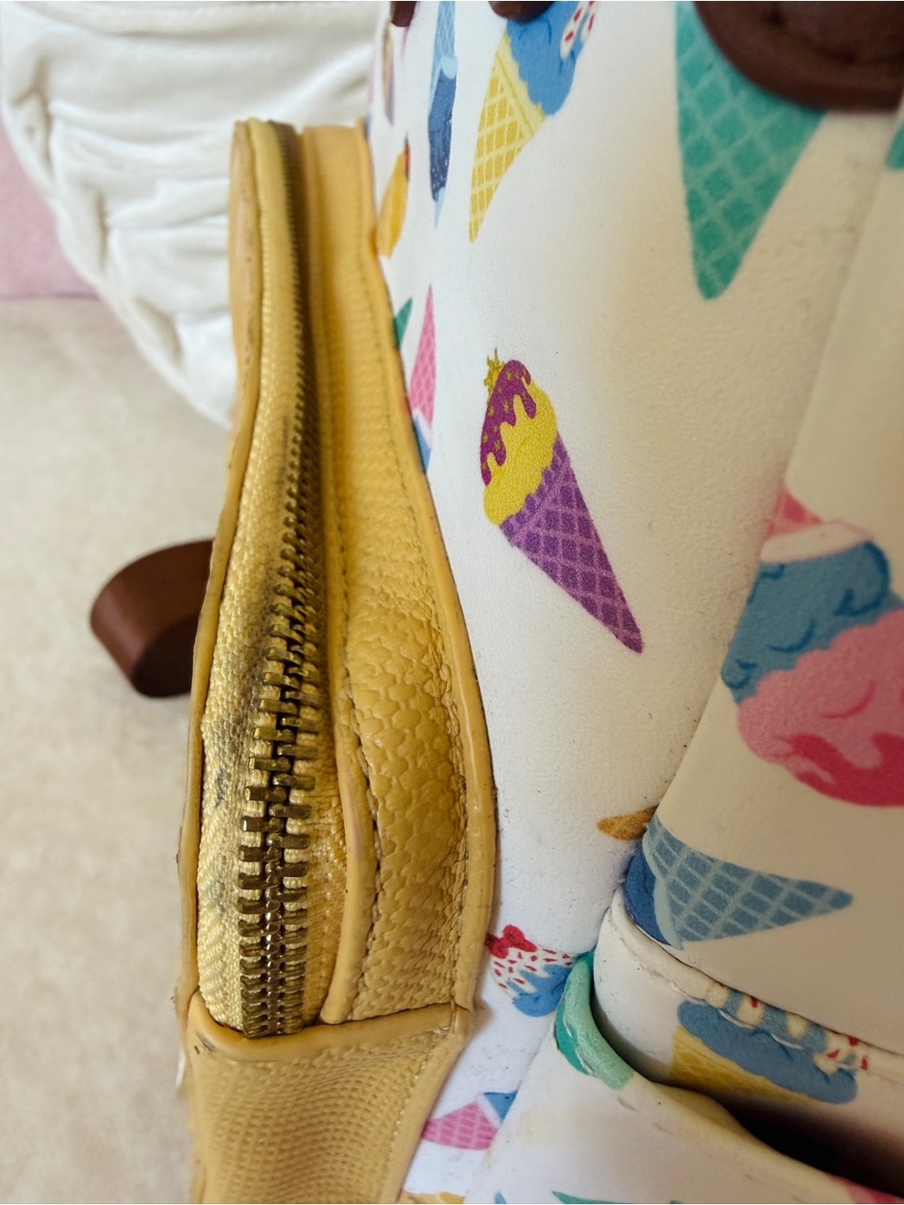 Disney Loungefly Princess Ice Cream Cones Mini Backpack Sprinkles Waffle Cone - Picture 16 of 16